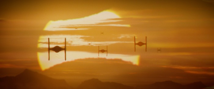 Star Wars The Force Awakens tie fighters