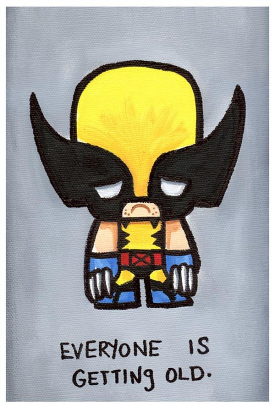 Super Emo Friends Wolverine