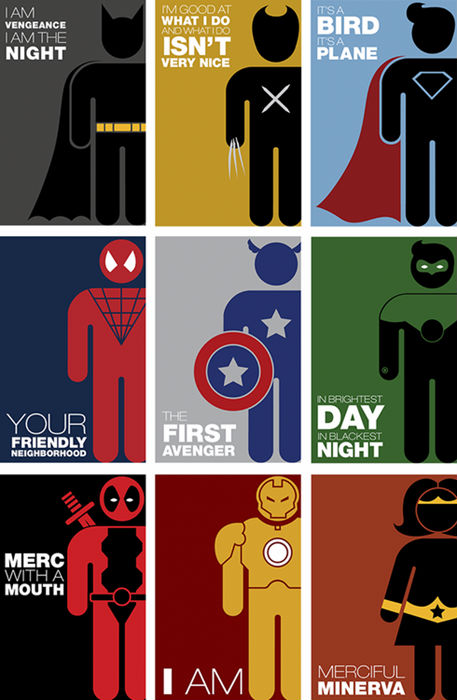 Superhero Pictograms