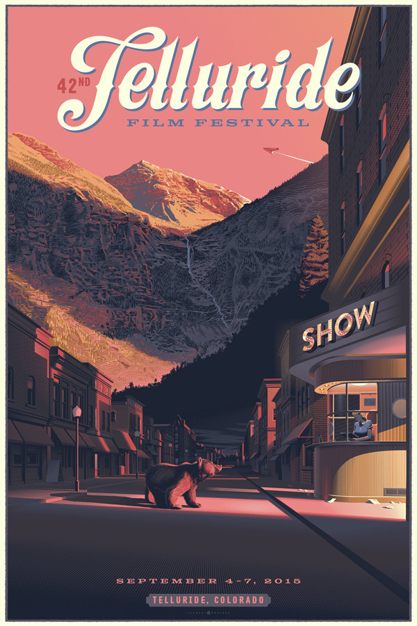 Laurent Durieux 2015 Telluride Film Festival poster