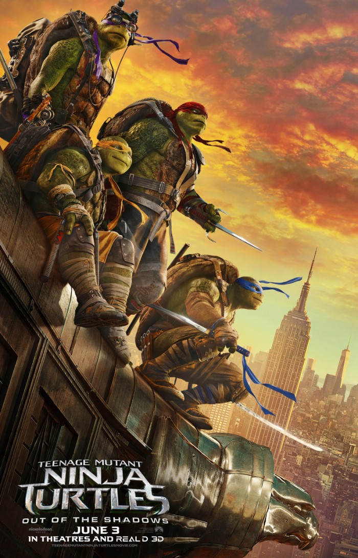 Teenage Mutant Ninja Turtles Out of the Shadows poster