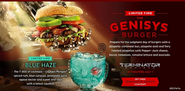 Terminator Genisys burger