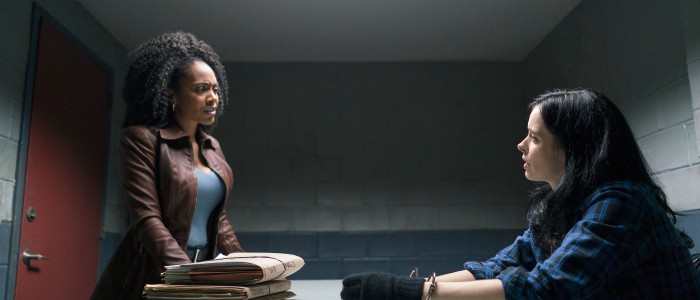 The Defenders - Misty Knight (Simone Missick) and Jessica Jones (Krysten Ritter)