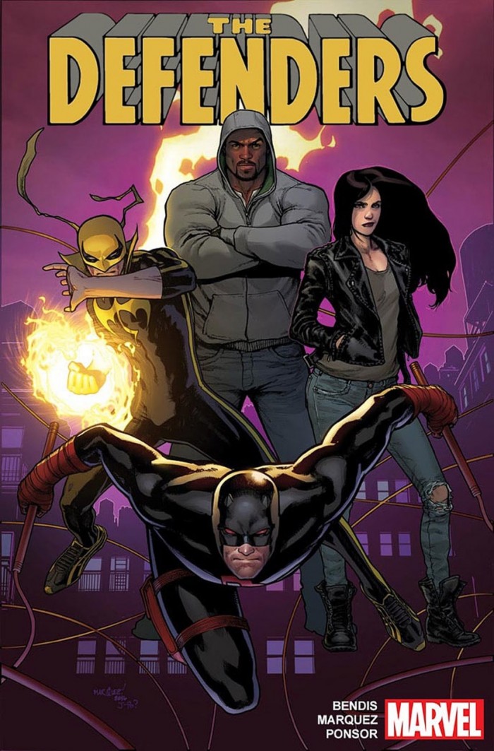 The Defenders comic book cover