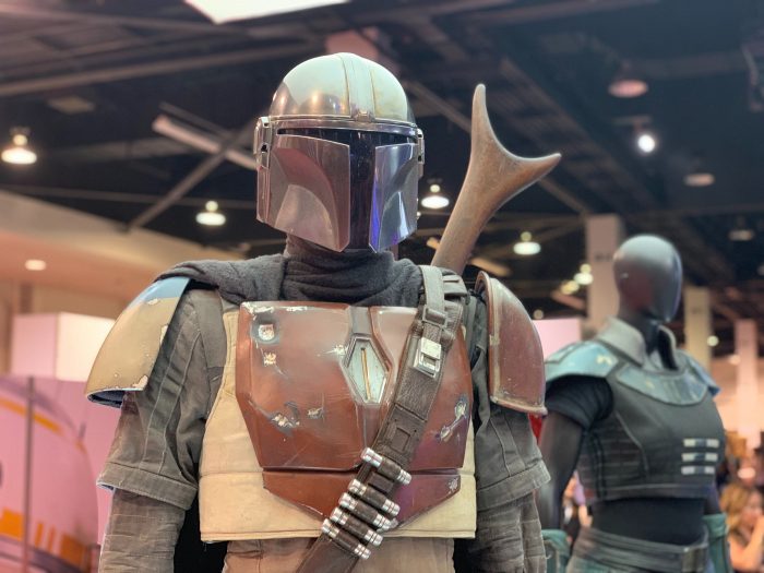 The Mandalorian close up costume D23