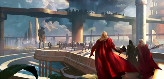 Thor Dark World Concept Asgard