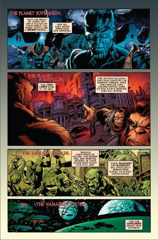 Thor Dark World Prelude Comic