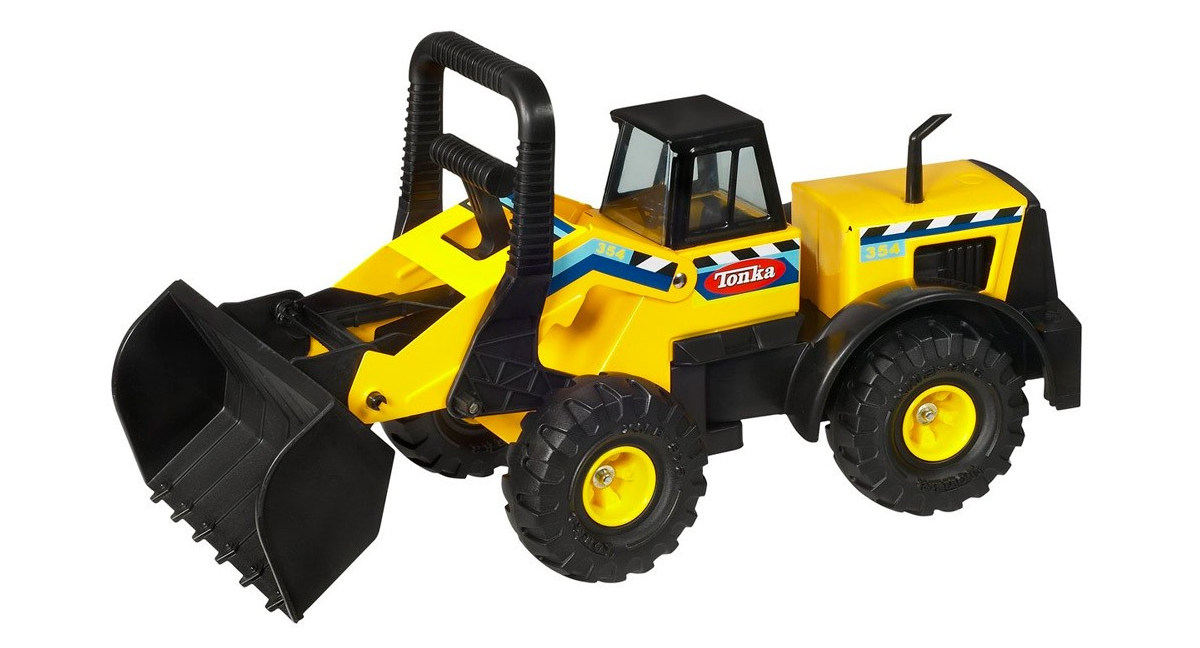 tonka truck ride on with trailer