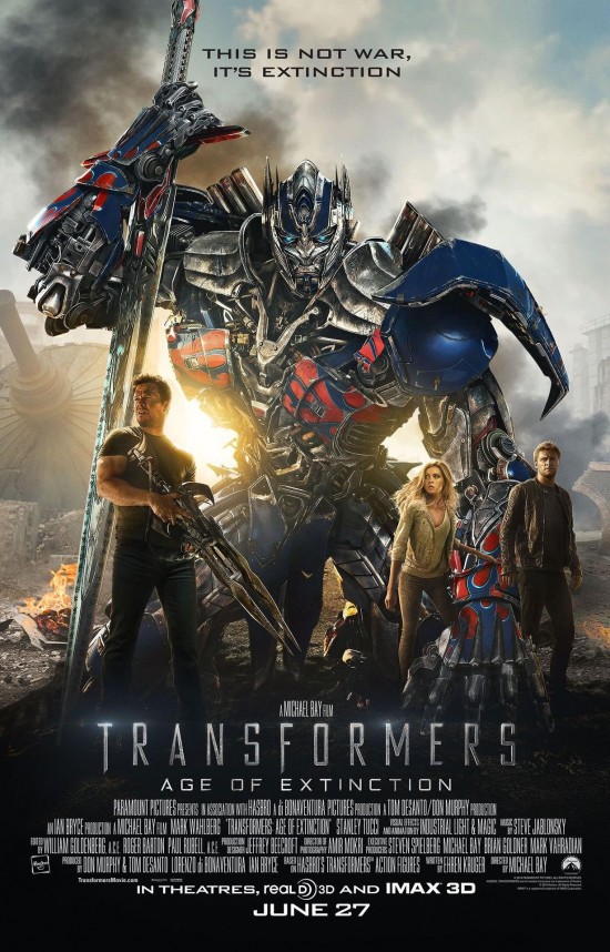 Transformers Age of Extinction poster