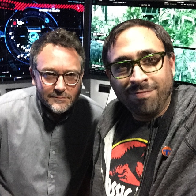 Colin Trevorrow and Peter Sciretta