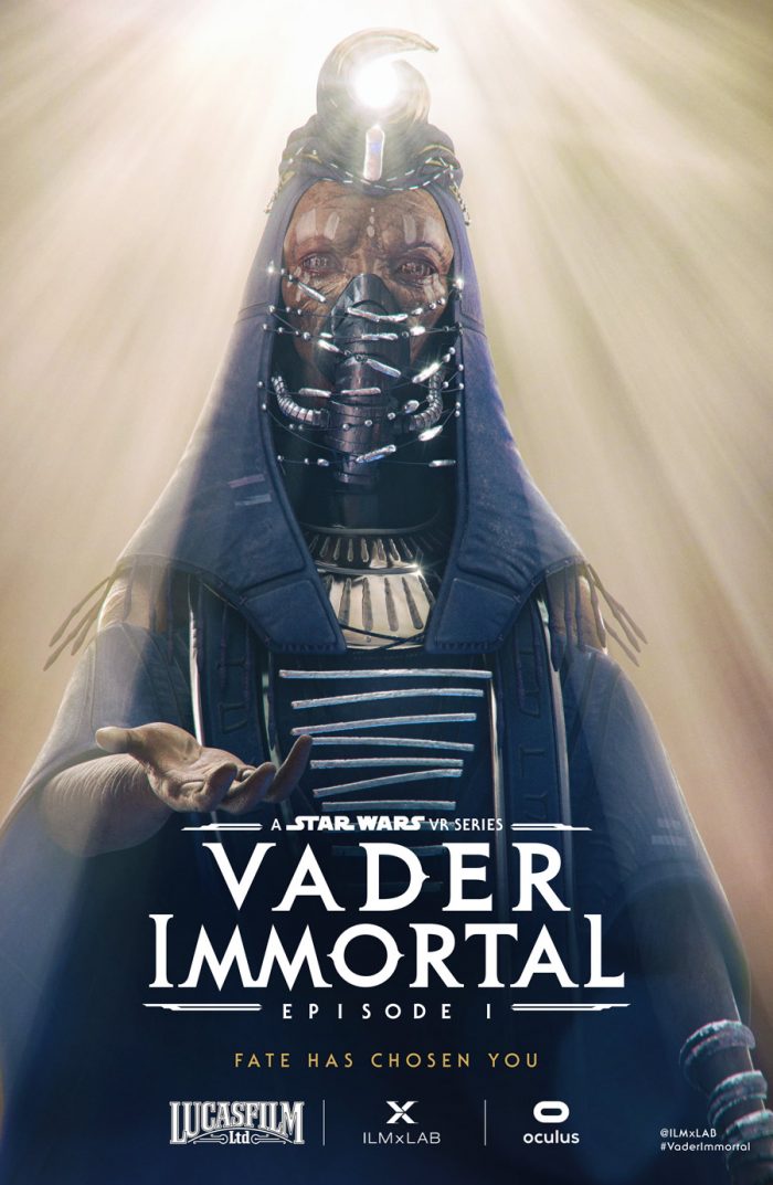 Vader Immortal priestess character poster