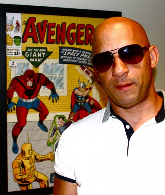 Vin Diesel at Marvel