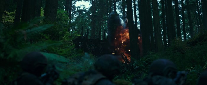 War for the Planet of the Apes human jungle