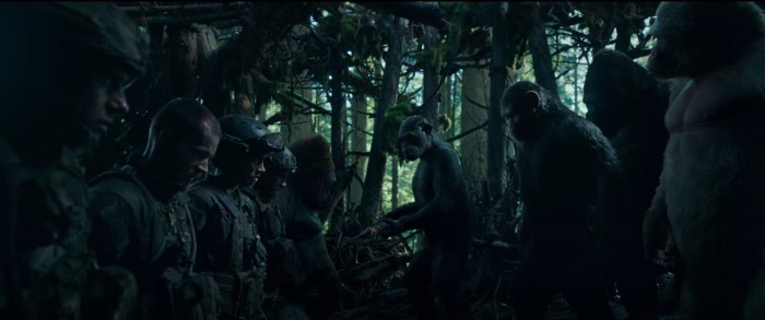 War for the planet of the apes human capture