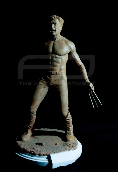 Wolverine sculpture