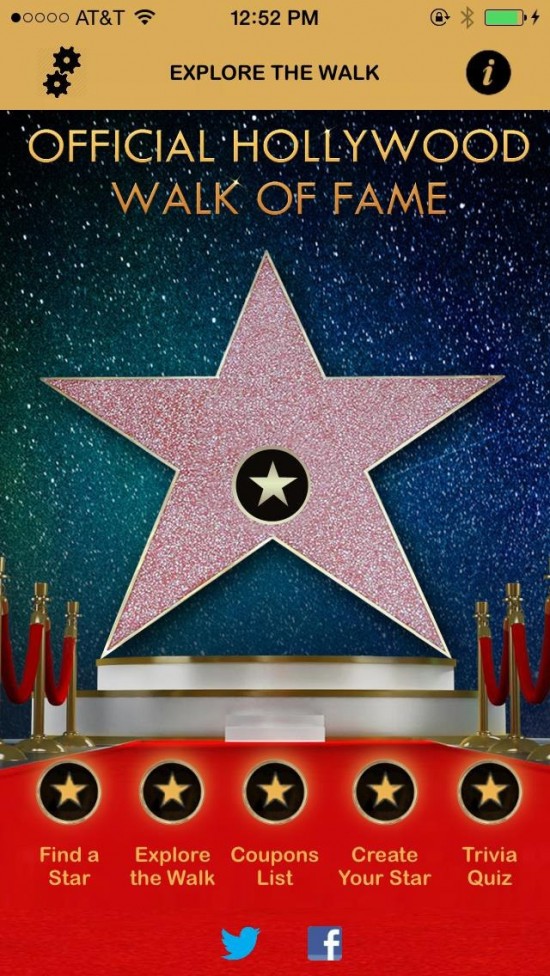 Hollywood Walk of Fame App 