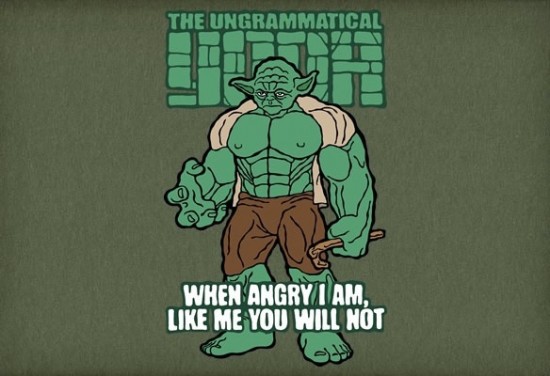 The Ungrammatical Yoda T-Shirt