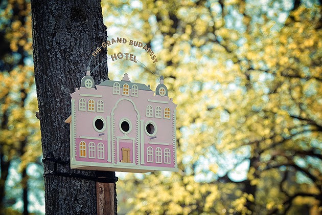 The Tiny Grand Budapest Hotel birdhouse