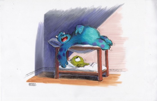 Monsters University Concept Artwork