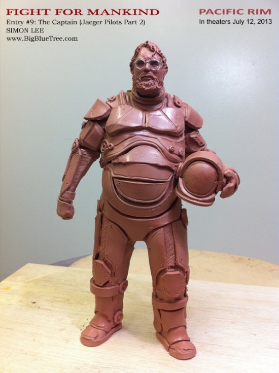 PACIFIC RIM Artist Creates Guillermo del Toro Jaeger Pilot Sculpture