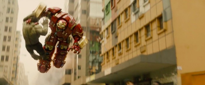 hulkbuster vs hulk in Avengers: Age of Ultron