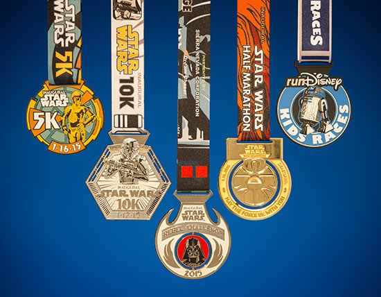 Star Wars Half Marathon Weekend presented by Sierra Nevada Corporation Finisher Medals Revealed