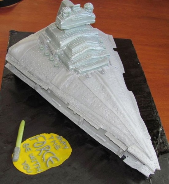 Star Destroyer Cake