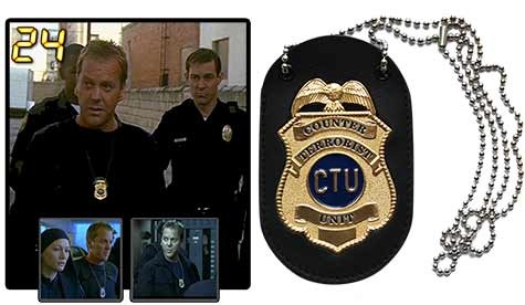 24: JACK BAUER CTU BADGE replica