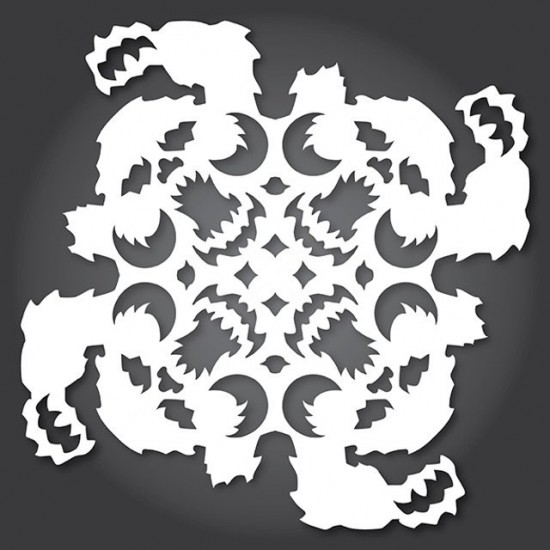  Star Wars Cut Paper Snowflakes