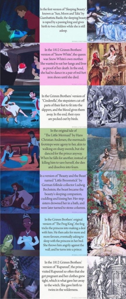 The Original Endings to Disney Fairy Tales