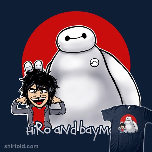 Hiro and Baymax t-shirt