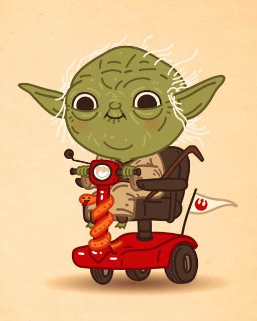 Mike Mitchell's May The Fourth Yoda print