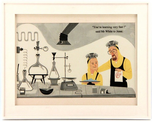 Breaking Bad 'Little Golden Book' by illustrator Maxime Mary
