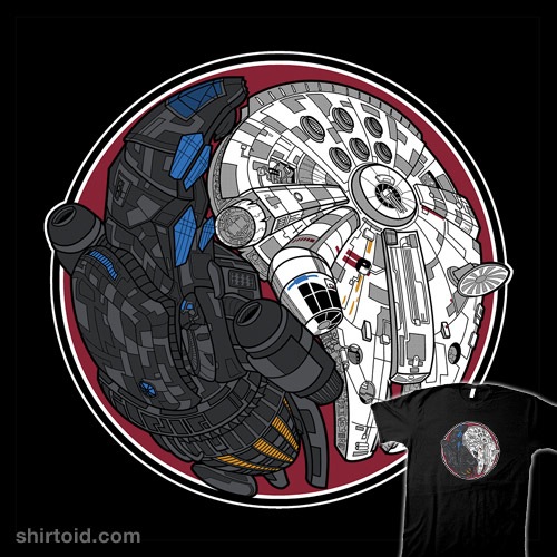 Sci-Fi Yin Yang t-shirt