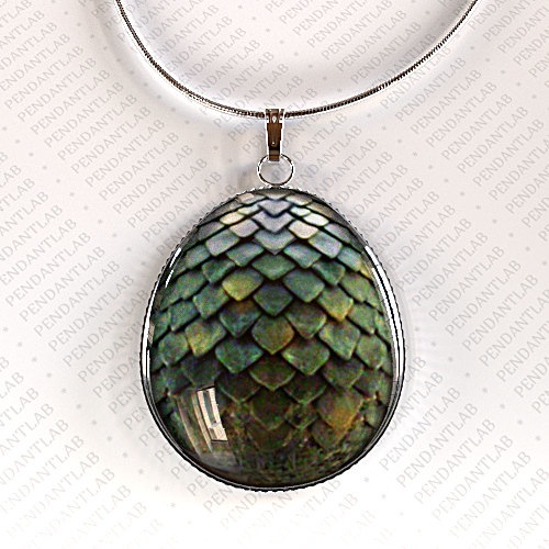 Game Of Thrones Green Dragon Egg Pendant