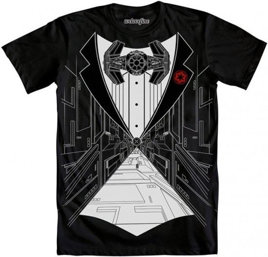 Star Wars TIE Fighter Tuxedo T-Shirt