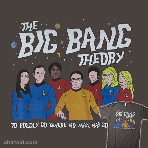  Big Bang Star Trek t-shirt