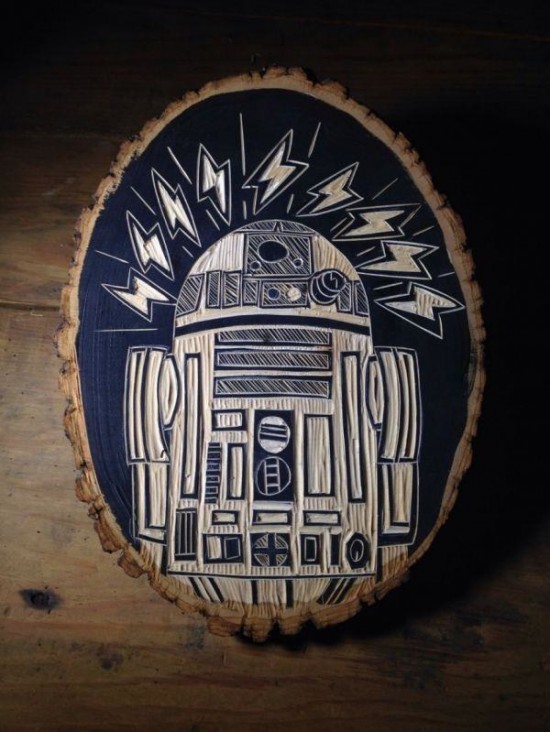 Star Wars Wood Carvings