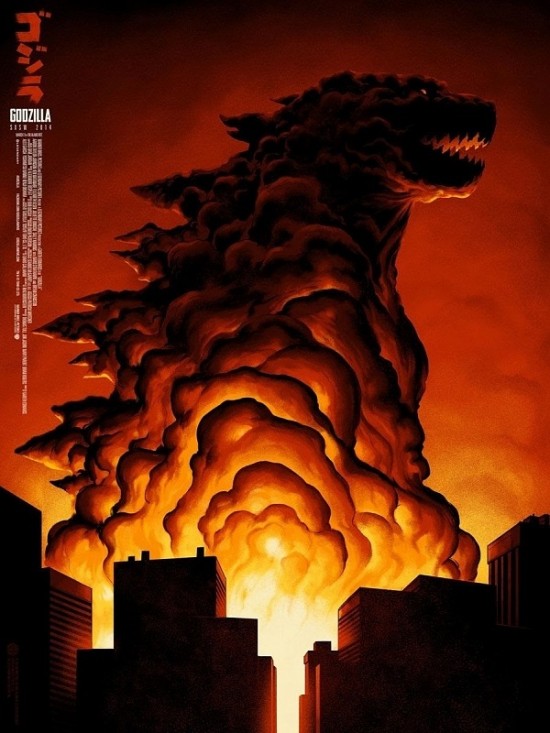 Phantom City Creative's Godzilla poster