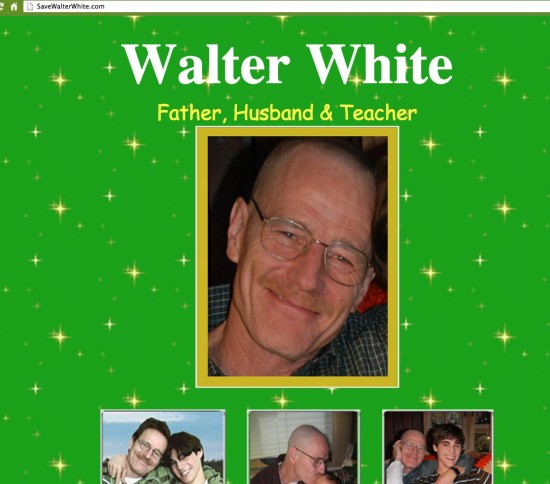 SaveWalterWhite.com