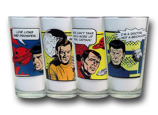 Star Trek Quotes Pint Glass Set