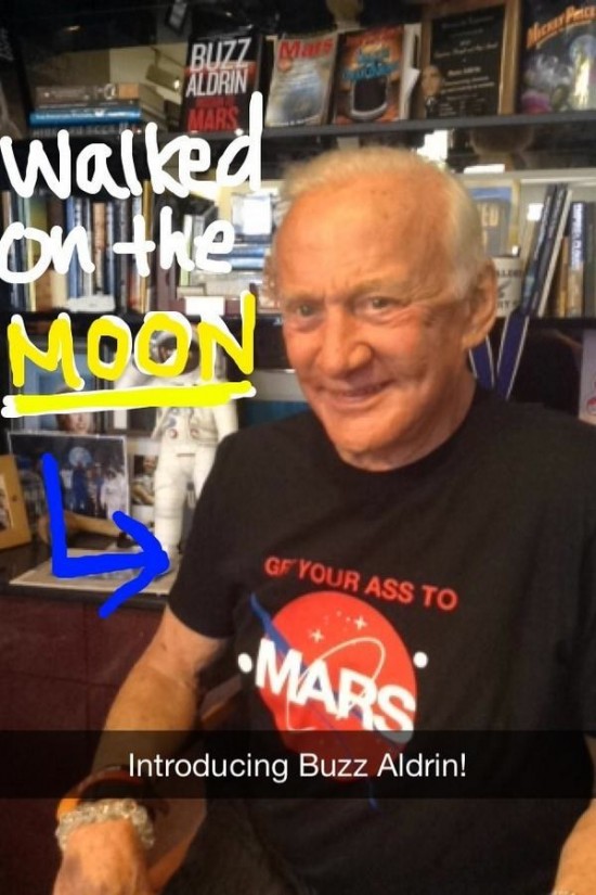 Buzz Aldrin Has a 