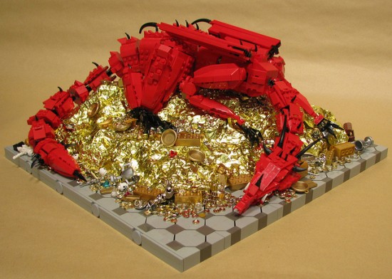 LEGO Smaug, Inspired by J. R. R. Tolkien's 'The Hobbit'