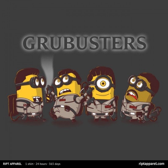 Despicable Me/Ghostbusters-inspired design "Grubusters"