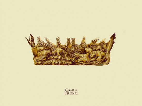 The Battle, 'Game of Thrones' Poster Design by Phantom City Creative
