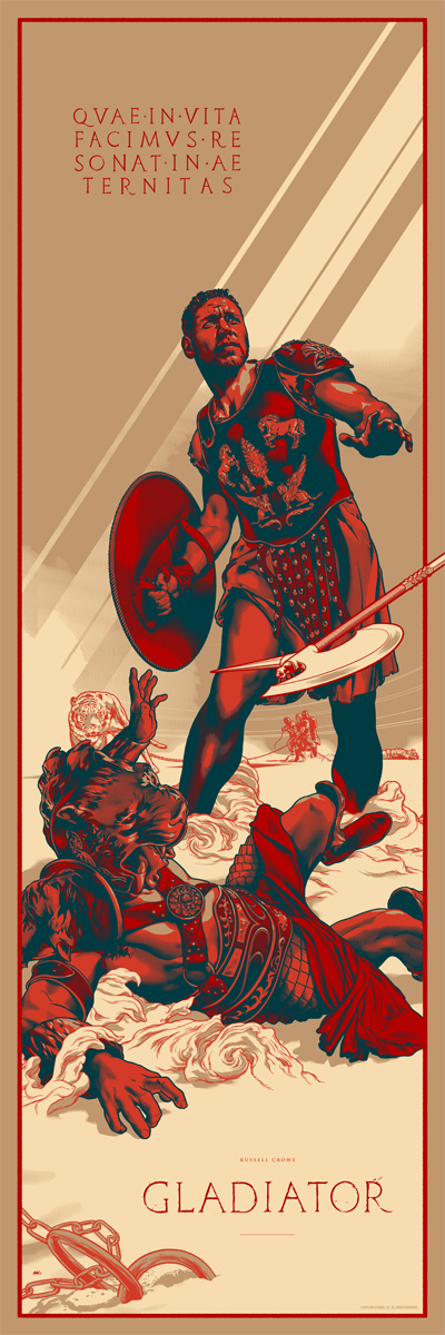 GLADIATOR poster by Martin Ansin