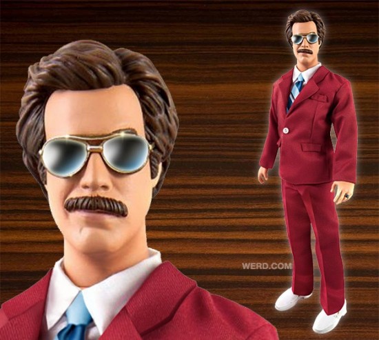 Ron Burgundy Talking Action Figure