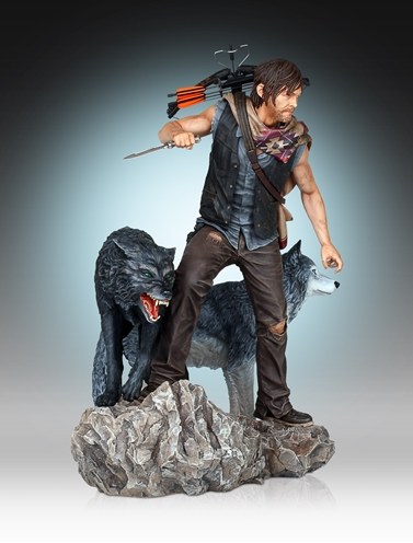 Daryl and the Wolves (Regular Release) Statue