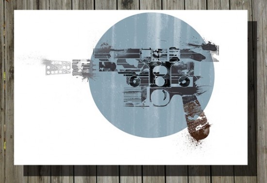 Star Wars Blaster Poster