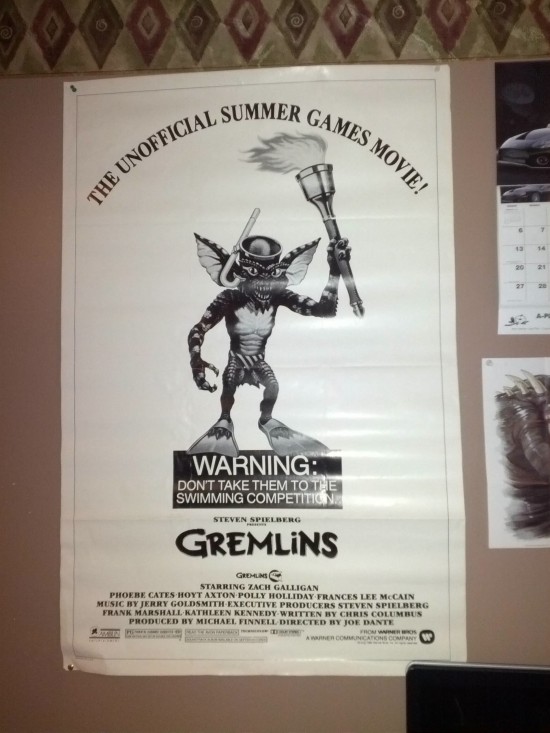 Olympics Gremlins poster